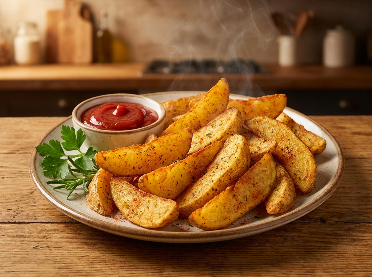 Air Fryer Crispy Potato Wedges