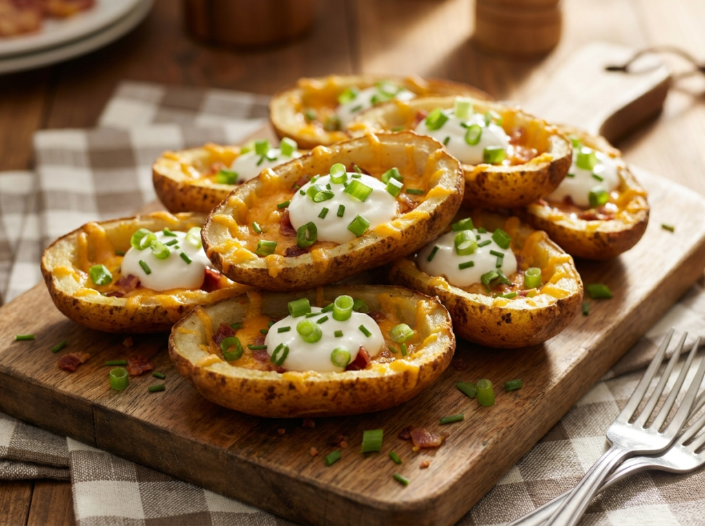 Crispy Baked Potato Skins