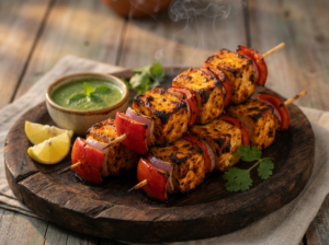 Paneer Tikka Skewers